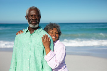 Old couple enjoying free time