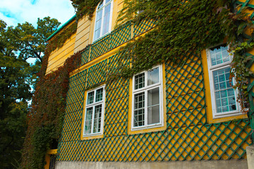 Lanсut, Poland - 06 October 2013: Beautiful Palace in Lanсut (Lantzut)