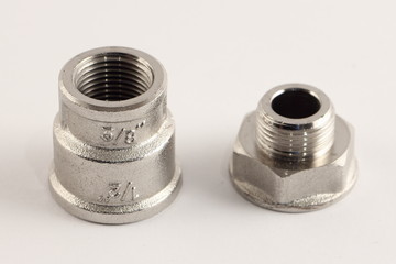 Two new white double thread adapters from 1/2