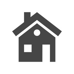 House Icon in flat style isolated on white background. Homepage symbol for your web site design, logo, app, UI. Vector illustration, EPS10.