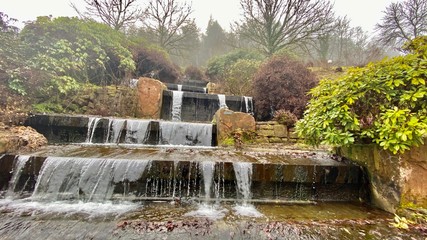 waterfall in the park