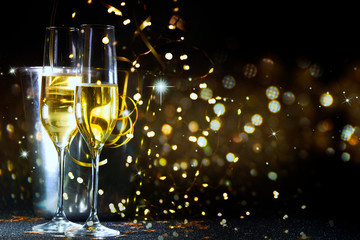 New Years Eve celebration background