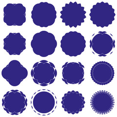 Badges - Serie 2 - complet - bleu