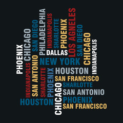 sity USA typography, t-shirt USA, design graphic, printing man USA