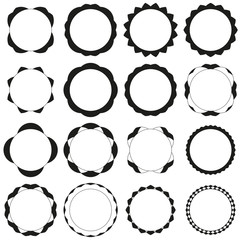 Badges - Serie 2 - complet - noir
