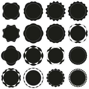 Badges - Serie 2 - complet - noir