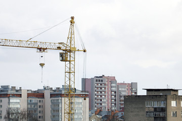 Fototapeta premium construction of high-rise buildings