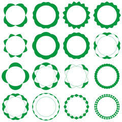 Badges - Serie 2 - complet - vert