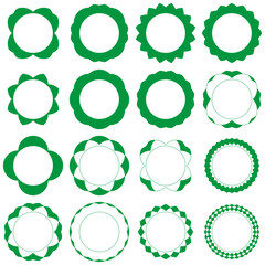 Badges - Serie 2 - complet - vert