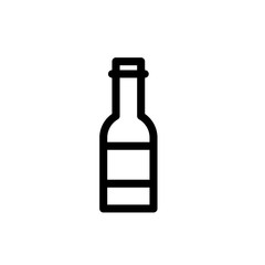 Bottle icon isolated on white background. Wine bottle symbol modern, simple, vector, icon for website design, mobile app, ui. Vector Illustration