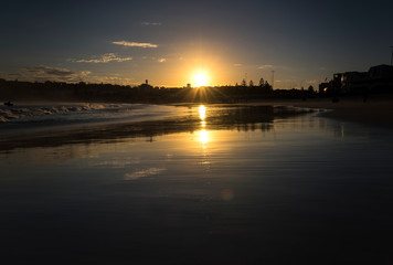 Bondi Beach at sunset, Sydney Australia