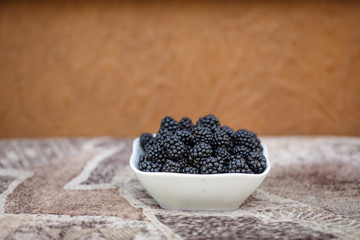 Fototapeta na wymiar Blackberry Berries. Vitamins, healthy food and proper nutrition.