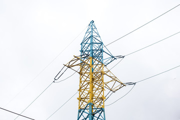 Electrical substation equipment. Transformers, disconnectors. Power engineering