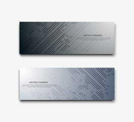 Abstract vector banners.Design for cover, flyer, card, poster or banner template.Vector illustration