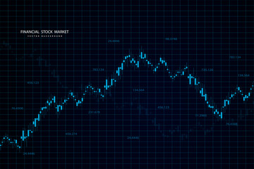 Finance statistics and data Analytics. Stock exchange market, investment, finance and trading. Trading platform. Perfect for web design, banner and presentation. Vector illustration.
