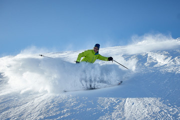 skiing speed extreme freeride mountain snow