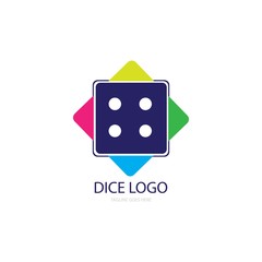 dice logo vector