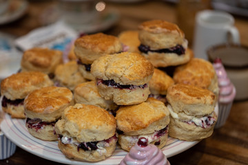 muffins on a plate