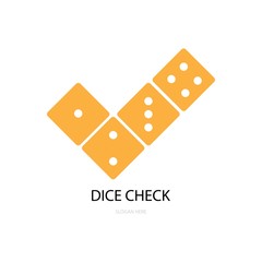 dice logo vector