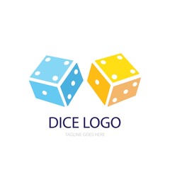 dice logo vector