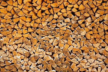 stacked firewood timber texture pattern