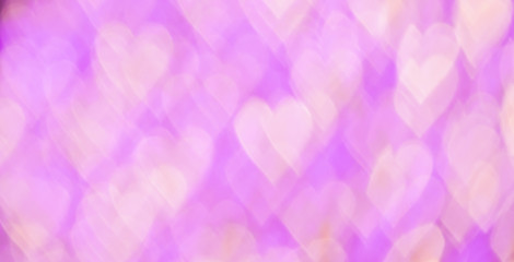 Fond violet de bannière de la Saint Valentin - Concept abstrait de l'amour - Jour de la Saint Valentin - 14 février