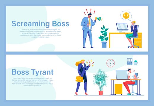 Screaming and Yelling Boss Spoiling Office Life