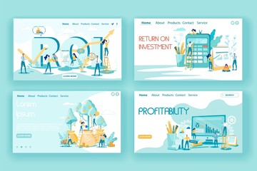 Investment Efficiency in Business Landing Page Set