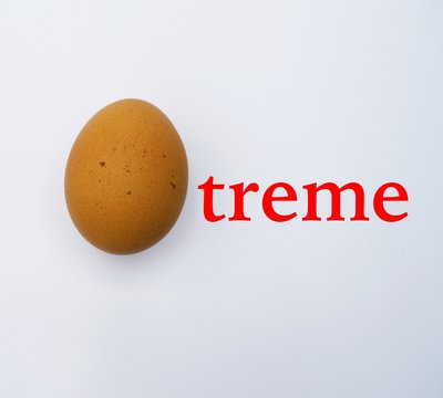 Photo Of Egg Used As A Visual Pun On Work Extreme 