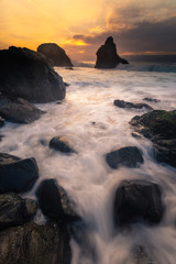 View from Marshall's beach in San Francisco, California, United States.