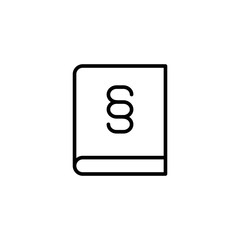 Vector Law justice icon