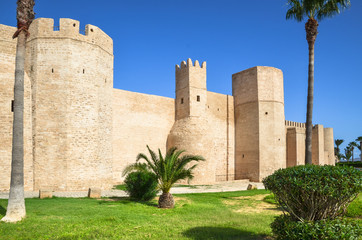 Ribat, a medieval fortress in Monastir, Tunisia.