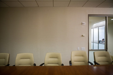 Empty chairs in conference roomconfernce room