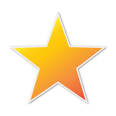 Obraz premium Vector Star icon isolated.