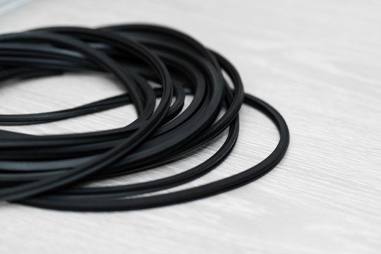 The hank of black rubber seal gasket for pvc windows