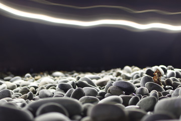 Obraz premium Big Pebbles on the Beach