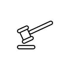 Vector Law justice icon
