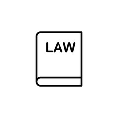 Vector Law justice icon