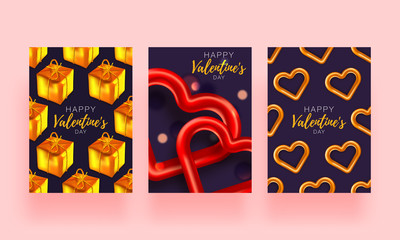 Romantic set background. Valentine day card. Festive romantic background. Love poster special concept.