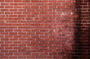 Plakat red brick wall background