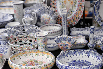 December 8, 2019 Porto, Portugal. typical porcelain from portugal