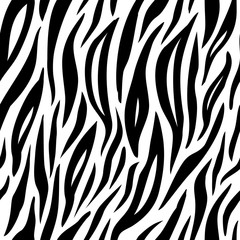 Obraz na płótnie Canvas Vector zebra seamless pattern design. Colorful fashion animal print