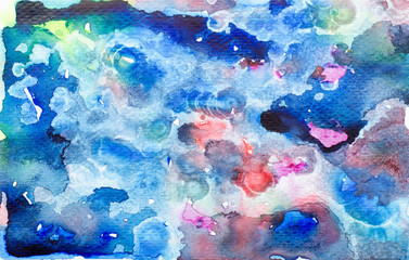 Obraz na płótnie Canvas colorful watercolor background