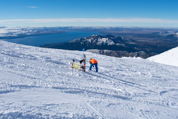 Fotografo de equi nieve