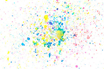 colorful watercolor splash background