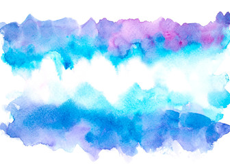 abstract watercolor hand painted background