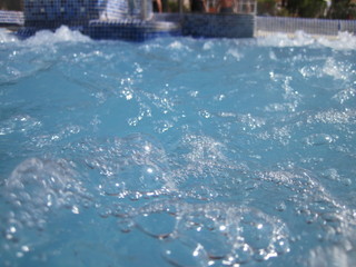 Whirlpool Wasser Blasen