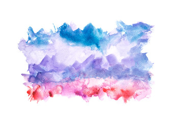 watercolor background with splashes