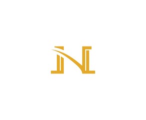 N letter logo