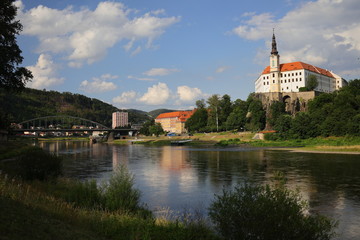Castle in Decin, Czech Republic